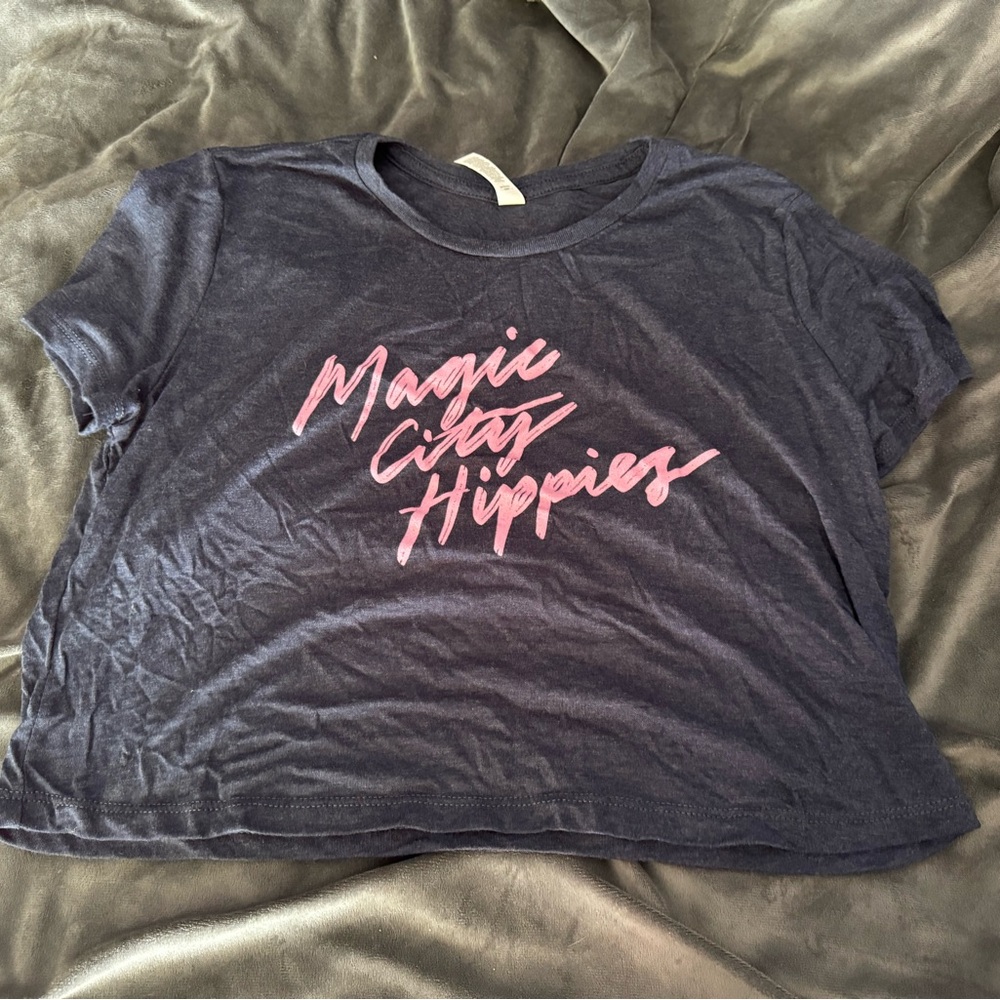Magic city hippies band crop tshirt